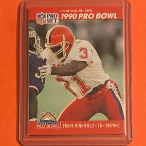 Frank Minnifield #357 [Pro Bowl] 1990 Pro Set Football Trading Card